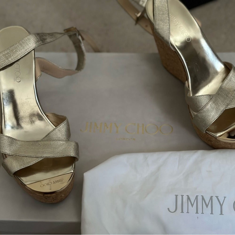 Gently used JIMMY CHOO WEDGE